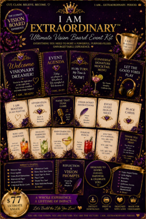 I AM EXTRAORDINARY ULTIMATE VISION BOARD EVENT KIT