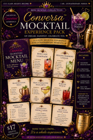 CONVERSA MOCKTAIL EXPERIENCE DIGITAL RECIPES EBOOK PACK